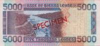  Банкнота Сьерра-Леоне 2003 год 5 000     UNC