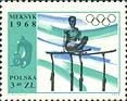 (1968-041) Марка Польша "Гимнастика"   Летние Олимпийские игры 1968, Мехико II O