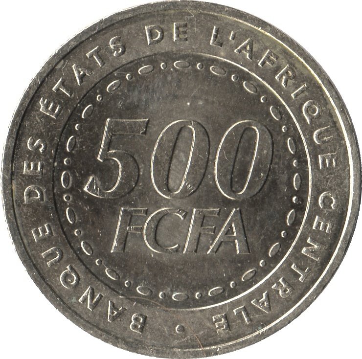 () Монета Центральная Африка 2006 год 500 франков КФА &quot;&quot;  Никель  UNC