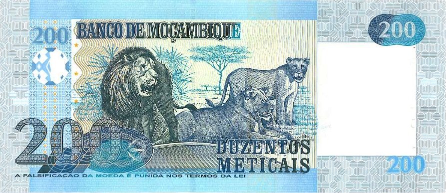 () Банкнота Мозамбик 2017 год 200  &quot;&quot;   UNC