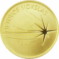 (№2016) Монета Литва 2016 год 5 Euro (Литовский Науки, Физика)