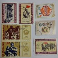 --  Набор марок Болгария 7 шт.  Гашёные , III Θ