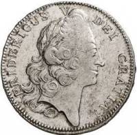 (№1747km559) Монета Дания 1747 год 1 Krone (4 знака)