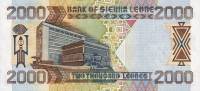  Банкнота Сьерра-Леоне 2002 год 2 000     UNC