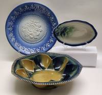 Блюда сервировочные 3 шт Стойфаянс ЛСФ Круглое Пасхальое и Овальное