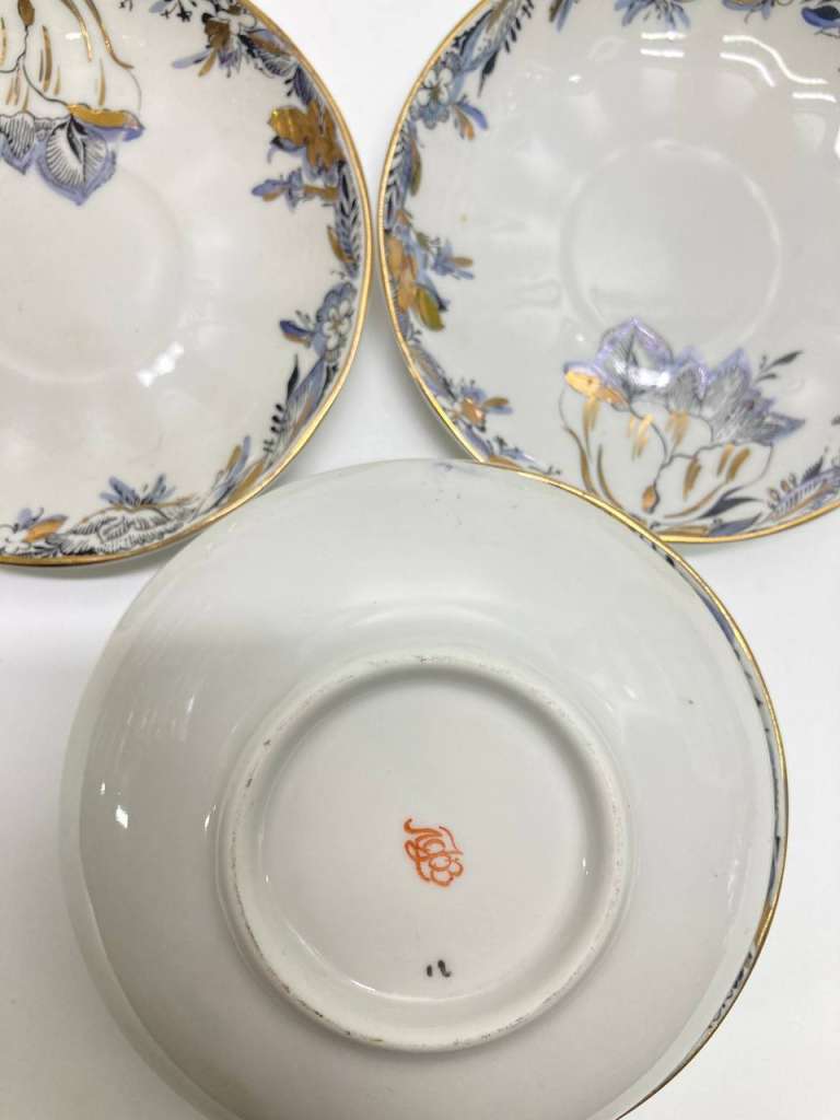 Кофейные блюдца, ЛФЗ, СССР, 6 шт