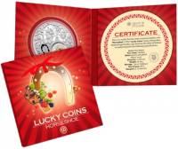 (2012) Монета Остров Ниуэ 2012 год 2 доллара "Подкова"  Серебро Ag 925  PROOF