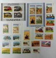 Смесь годов--  Набор марок Танзания 29 штук  Негашеные , III O