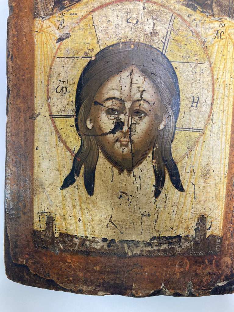 Икона Спас нерукотворный, 19 век