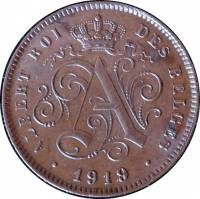 (№1911km64) Монета Бельгия 1911 год 2 Centimes (Французская легенда)