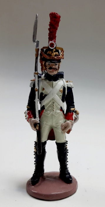 Оловянный солдатик &quot;Сержант фузилеров-гренадеров, 1808-1812 г.&quot;