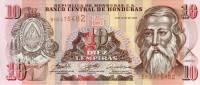 Банкнота Гондурас 2006 год 10 лемпир Хосе Тринидад Кобаньяс   UNC