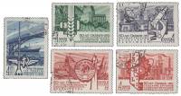 1967-117-121  Серия Набор марок (5 шт) СССР  Социалистическое строительство II Θ