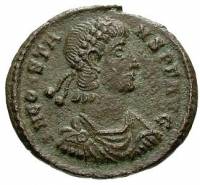 (№ (Без даты) ) Монета Римская империя 1970 год frac12; Follis