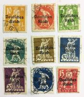 (--) Набор марок Бавария "9 шт."  Гашёные  , II Θ