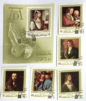 --  Набор марок+блоки Оман 6 шт.  Гашёные , III Θ