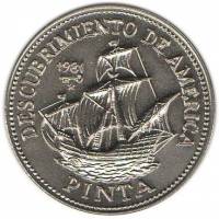 () Монета Куба 1981 год 1 песо ""  Медь-Никель  UNC