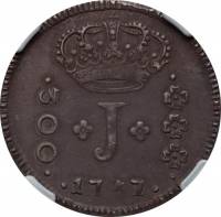 (№1754km186) Монета Бразилия 1754 год 300 Reacute;is