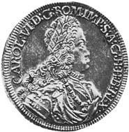 (№1711km1577.1) Монета Австрия 1711 год frac14; Thaler