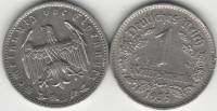 1935a Монета Германия 1 марка  Медь-Никель  XF