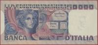 (№1982P-107d) Банкнота Италия 1982 год "50,000 Lire" (Подписи: Ciampi and Stevani)