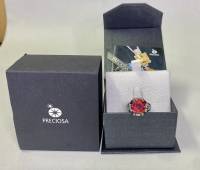 Кольцо серебрение 925 пр 6 гр цирконий 17 мм Preciosa Чехия в подарочной коробке
