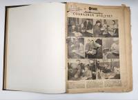 Набор журналов (52 шт) Огонёк 1927 Подшивка № 1-52 архивное хранение Москва Твёрдая обл.  с. С ч/б и