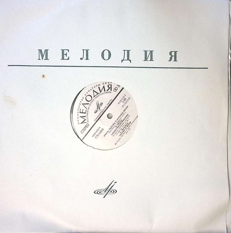 Набор виниловых пластинок (2 шт) , Э. Гилельс в Карнеги Холле Мелодия 300 мм. Excellent