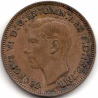 (1938) Монета Великобритания 1938 год 1 фартинг "Крапивник"  Бронза  XF