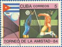 (1984-062) Марка Куба "Волейбол женский"    Игры содружества Соцстран, Гавана III Θ