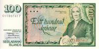 () Банкнота Исландия 1981 год 100  ""   UNC