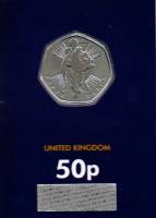(2019) Монета Великобритания 2019 год 50 пенсов "Героический акт"  Медь-Никель  Буклет