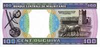 (№1974P-4a.2) Банкнота Мавритания 1974 год "100 Ouguiya"