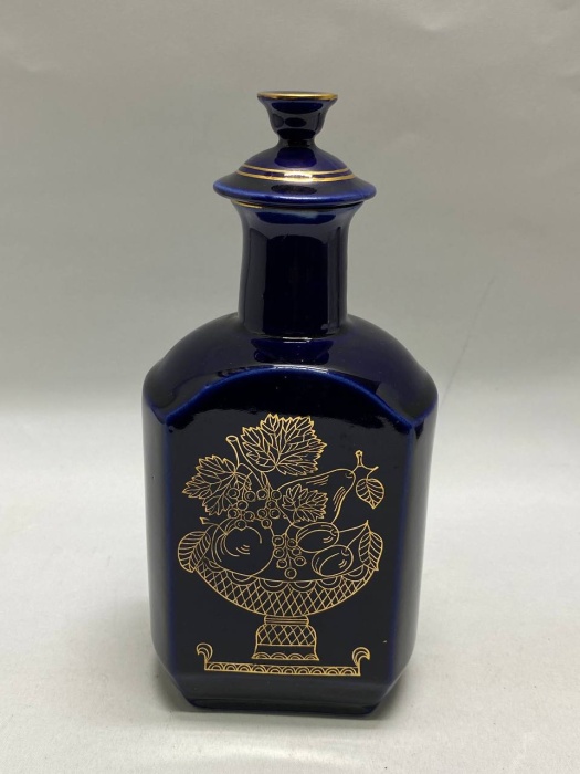 Штоф кобальт Полетарий Новгород