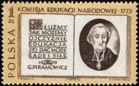 (1973-049) Марка Польша "Григорий Пирамович"    200 лет Национальной комисси по образованию III Θ