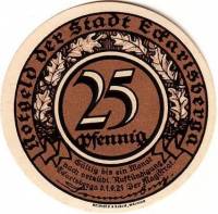 (№1921) Банкнота Германия 1921 год "25 Pfennig"