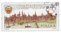 (1983-030a) Марка из блока Польша "Торунь"    750-летие муниципального образования Торунь II Θ
