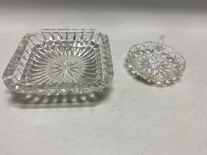 Пепельница и икорница Богемия