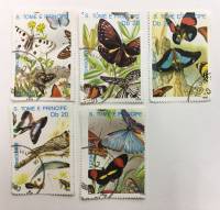 --  Набор марок Сан-Томе 5 шт.  Гашёные , III Θ