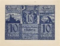 (№1920) Банкнота Австрия 1920 год "10 Heller"