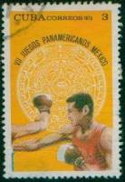 (1975-052) Марка Куба "Бокс"    Панамериканские игры в Мексике III Θ