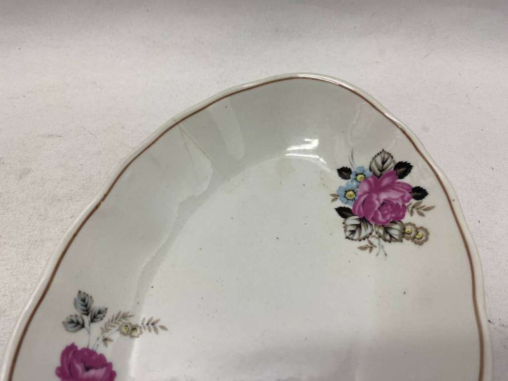 Селедочница фарфор Северная Корея DPRK