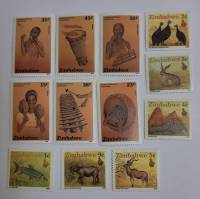 (--) Набор марок Зимбабве "12 шт."  Негашеные  , III O