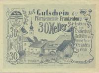 (№1920) Банкнота Австрия 1920 год "30 Heller"
