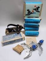 Крепления жесткие для спортивно-беговых лыж 5 шт и полужесткие с пружиной СССР