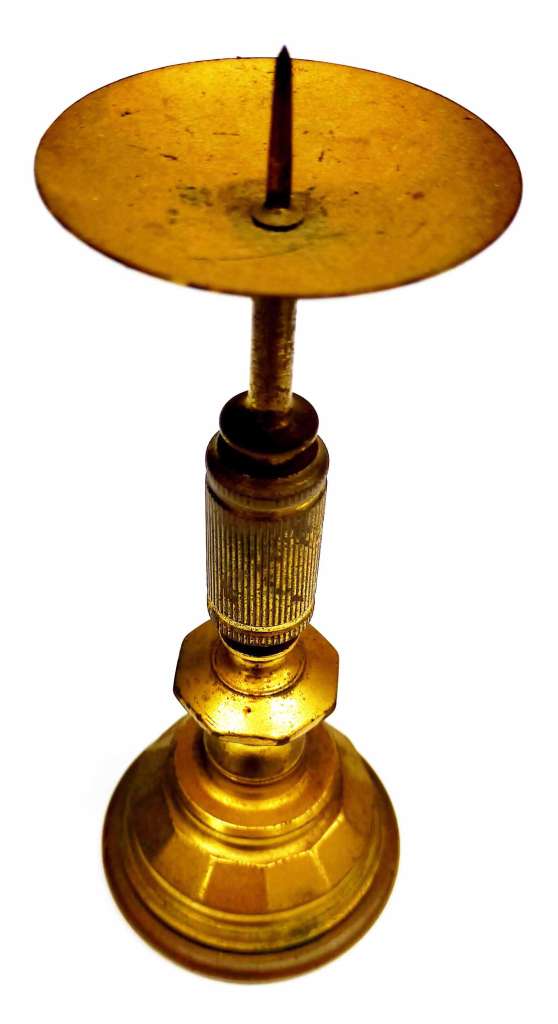 Подсвечник, цветной металл на 1 свечу