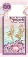 () Банкнота Шри-Ланка (Цейлон) 1991 год 20  ""   UNC