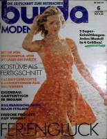 Журнал Burda moden 1992 № 6, июнь Москва Мягкая обл. + Выкройки 166 с. С цв илл