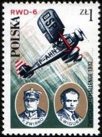 (1978-013) Марка Польша "RWD-6 1932"    Развитие авиации в Польше II Θ