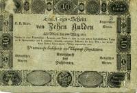 (№1811P-A47b) Банкнота Австрия 1811 год "10 Gulden"